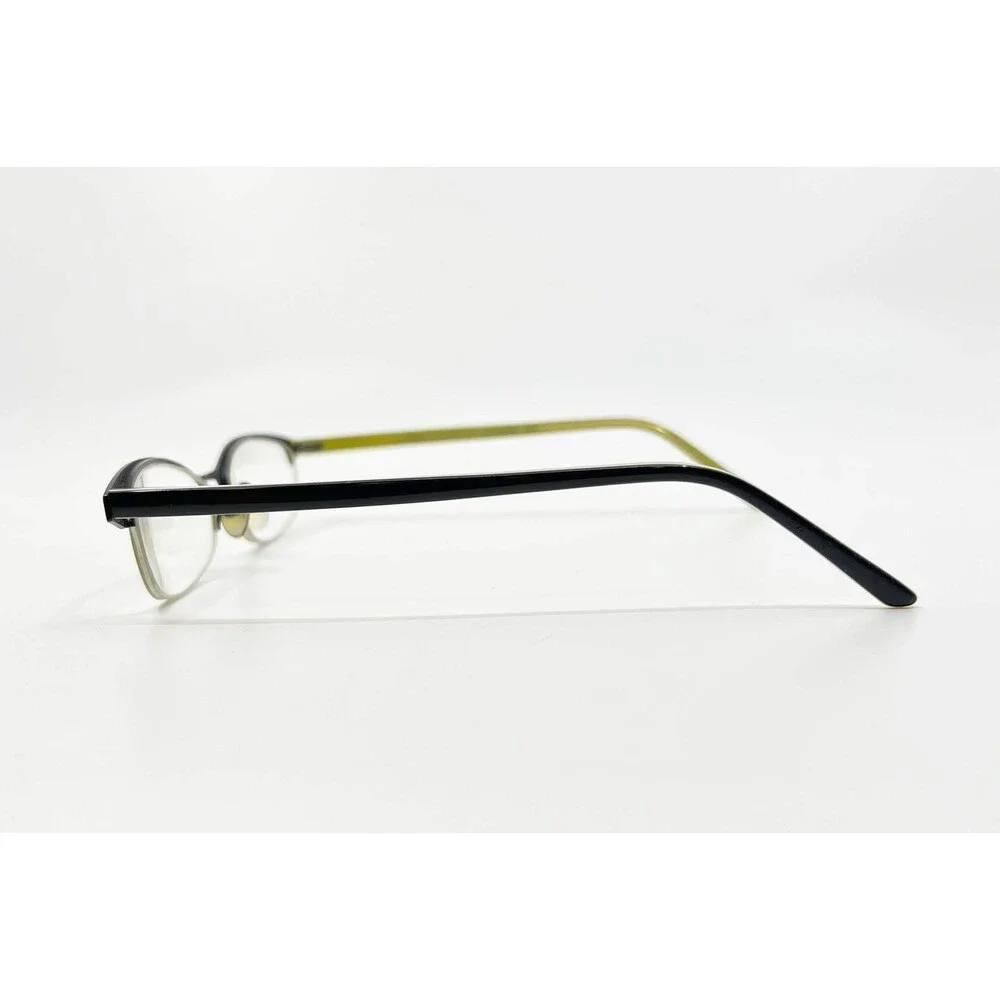 Prodesign Denmark 1149 c.6031 Eyeglasses Black Green Half Rim Frames 49-16-135